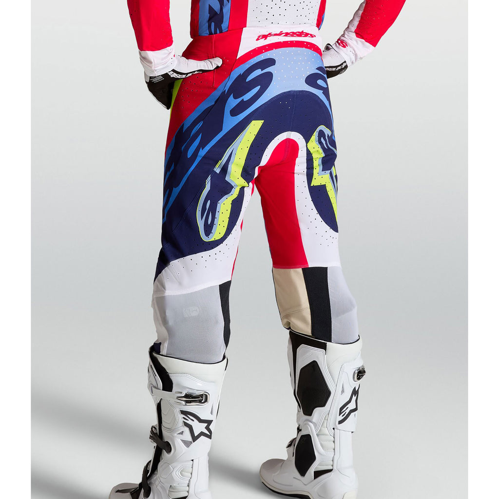 Alpinestars SuperTech DYNA MX Kit Deal (Fire Red/White/Navy Blue)