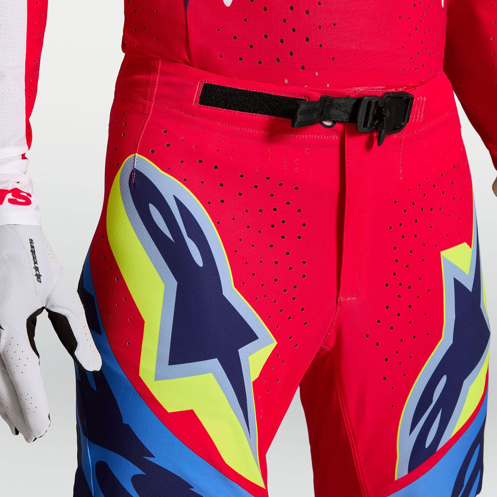 Alpinestars SuperTech DYNA MX Kit Deal (Fire Red/White/Navy Blue)
