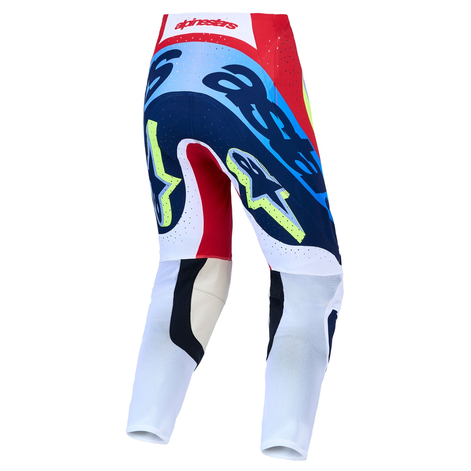 Alpinestars Youth Supertech DYNA MX Pants (Fire Red/White/Navy Blue)