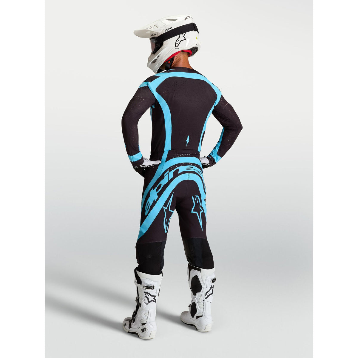 Alpinestars Supertech VESTA MX Pants (Black/Turquoise)