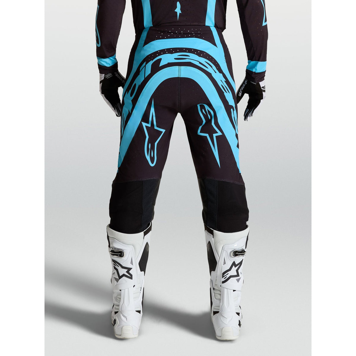 Alpinestars Supertech VESTA MX Pants (Black/Turquoise)