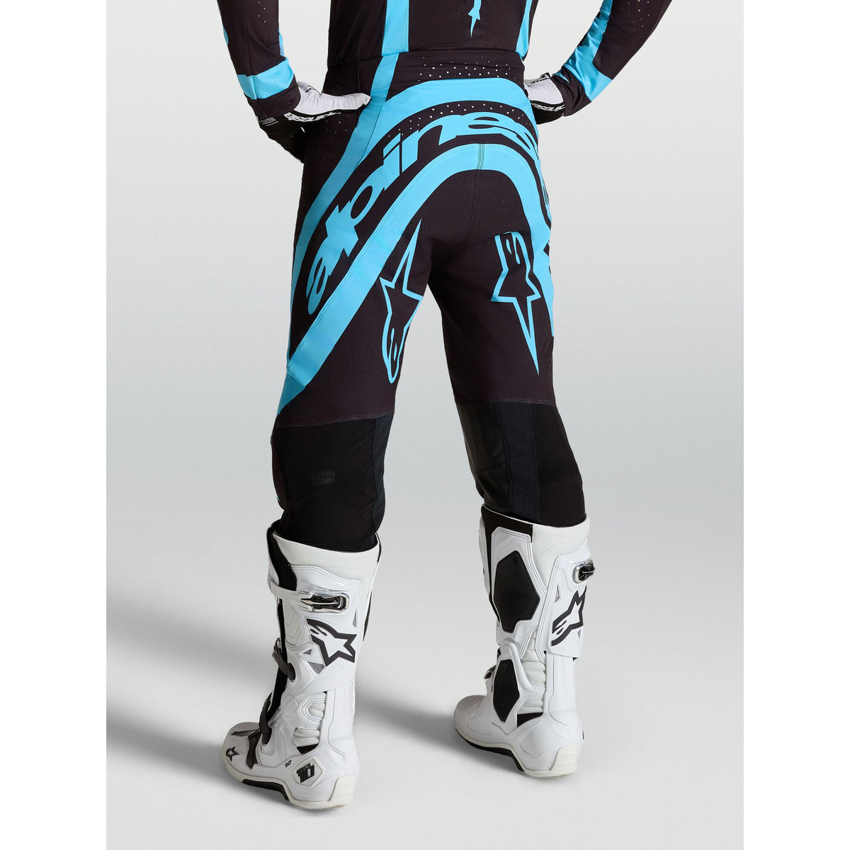Alpinestars SuperTech VESTA Gear Set (Black/Turquoise)