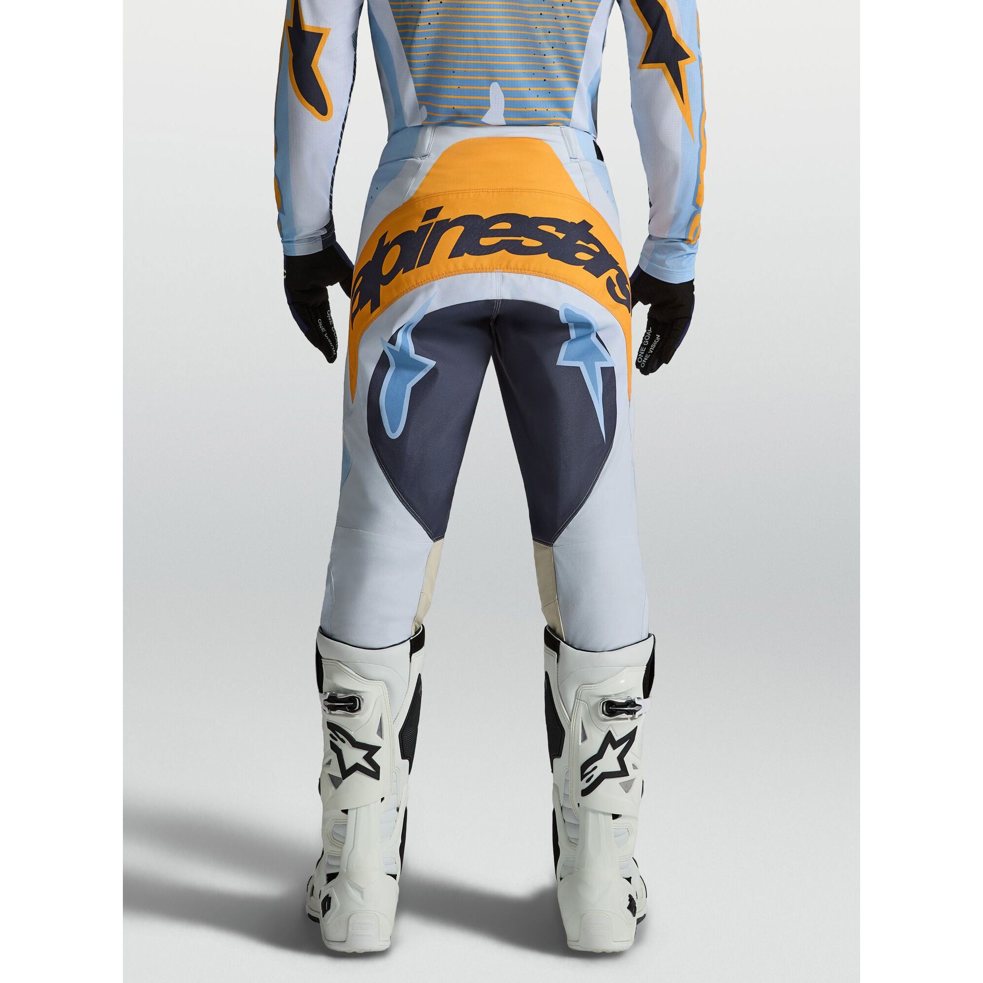 Alpinestars Techstar MAVEN MX Kit Deal (Dust Blue/Tangerine/Black)