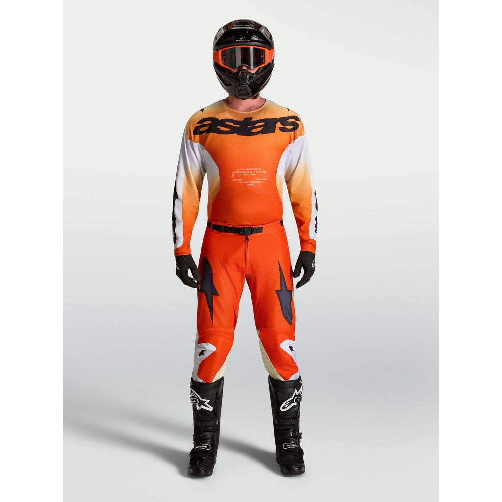 Alpinestars Racer AMBER MX Pants (Cardinal Red/Light Lilac/Black)