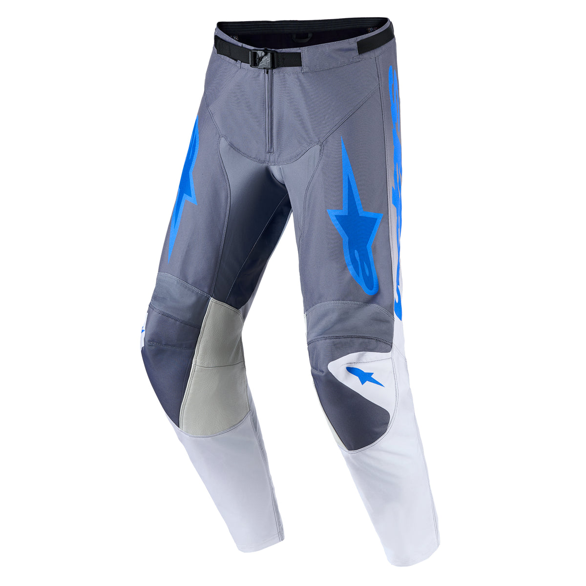 Alpinestars Racer AMBER MX Gear Set (Ash Gray/Light Lilac/Ucla Blue)