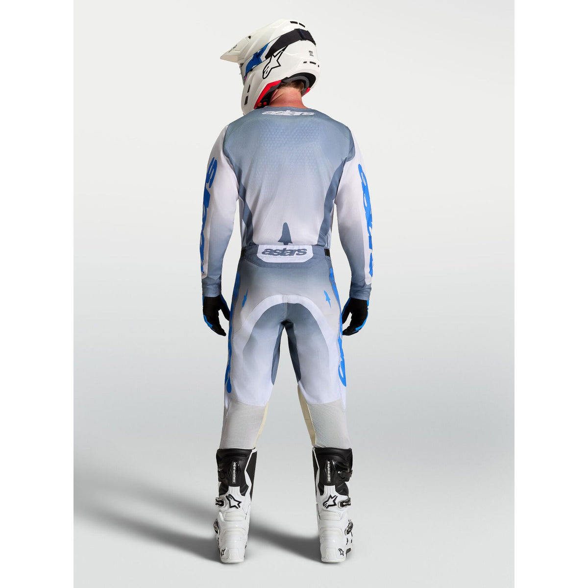 Alpinestars Racer AMBER MX Pants (Ash Gray/Light Lilac/Ucla Blue)