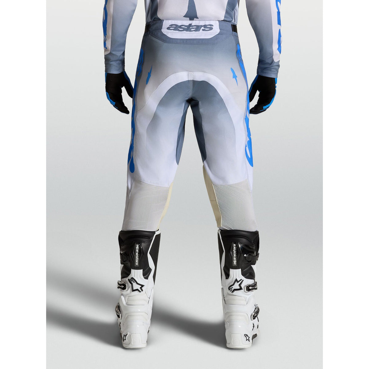 Alpinestars Racer AMBER MX Pants (Ash Gray/Light Lilac/Ucla Blue)