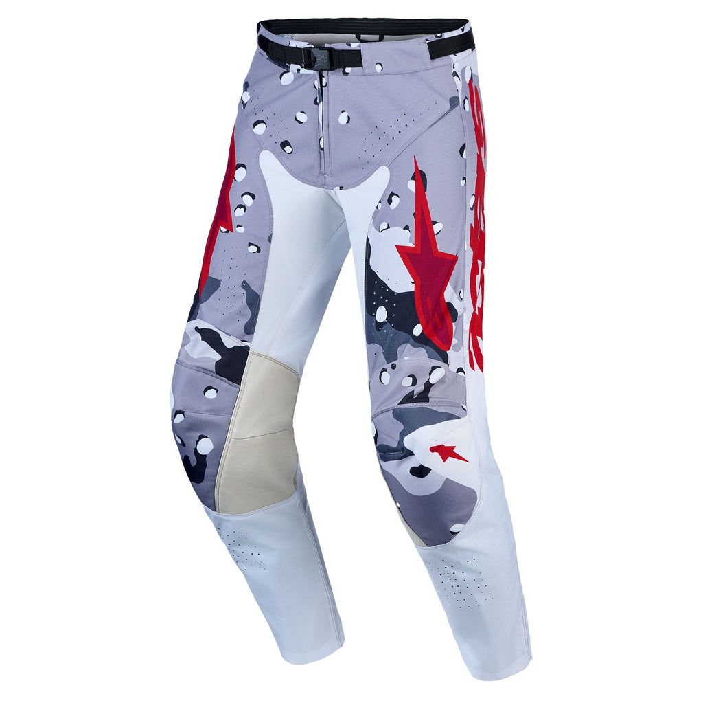 Alpinestars Racer AIR LONE MX Kit Deal (Grey Camo/White/Fire Red)