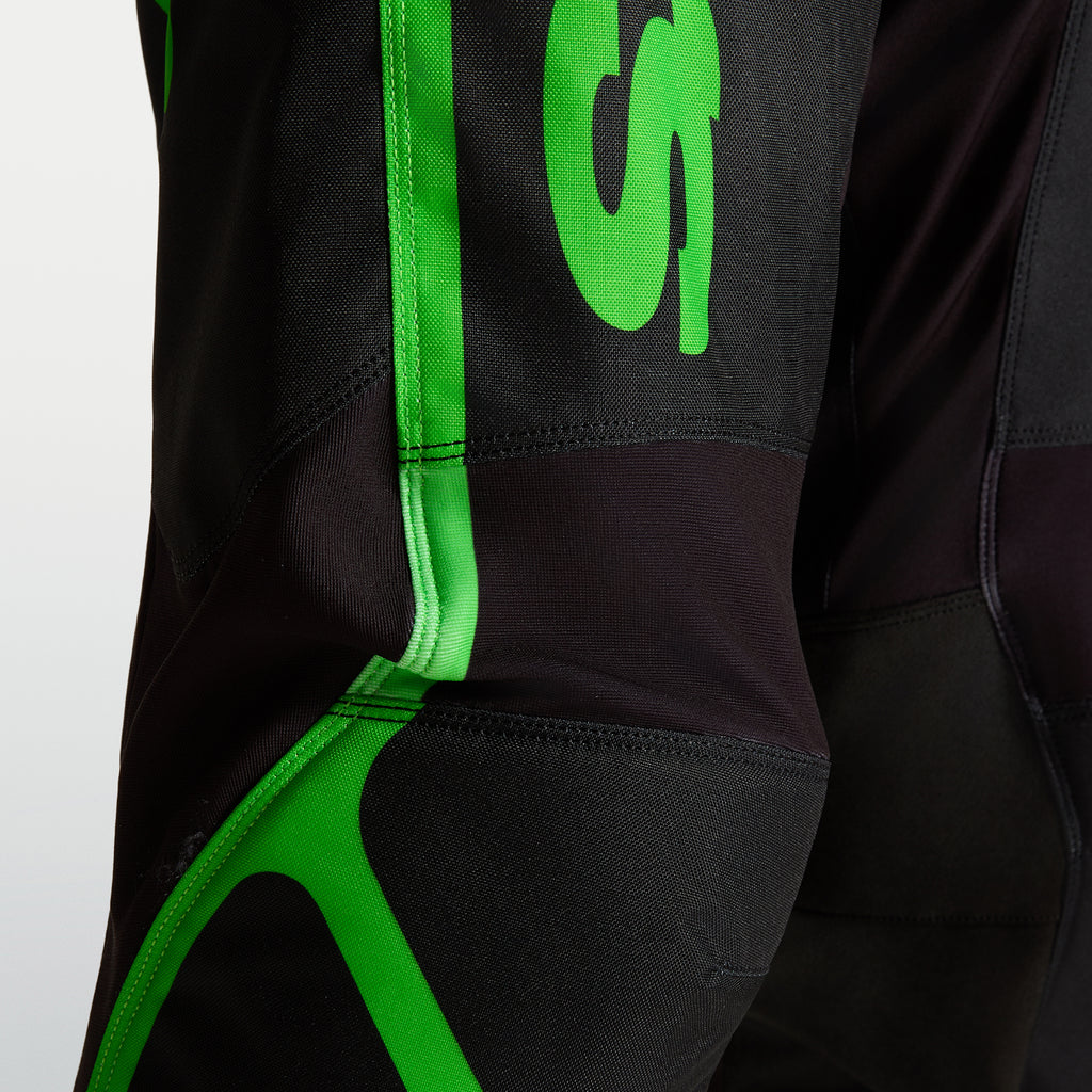 Alpinestars Fluid APEX V2 MX Gear Set (Black/Fluo Green)