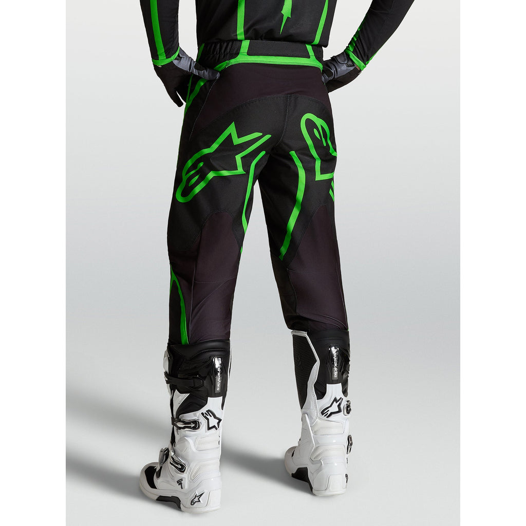 Alpinestars Fluid APEX V2 MX Pants (Black/Green Fluo)