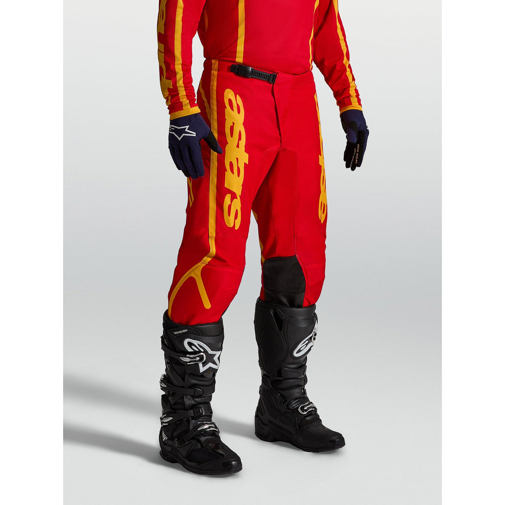 Alpinestars Fluid APEX V2 MX Pants (Fire Red/Gold)