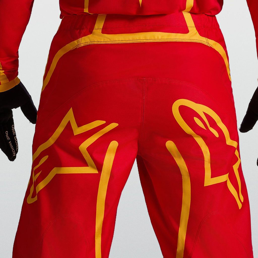 Alpinestars Fluid APEX V2 MX Pants (Fire Red/Gold)