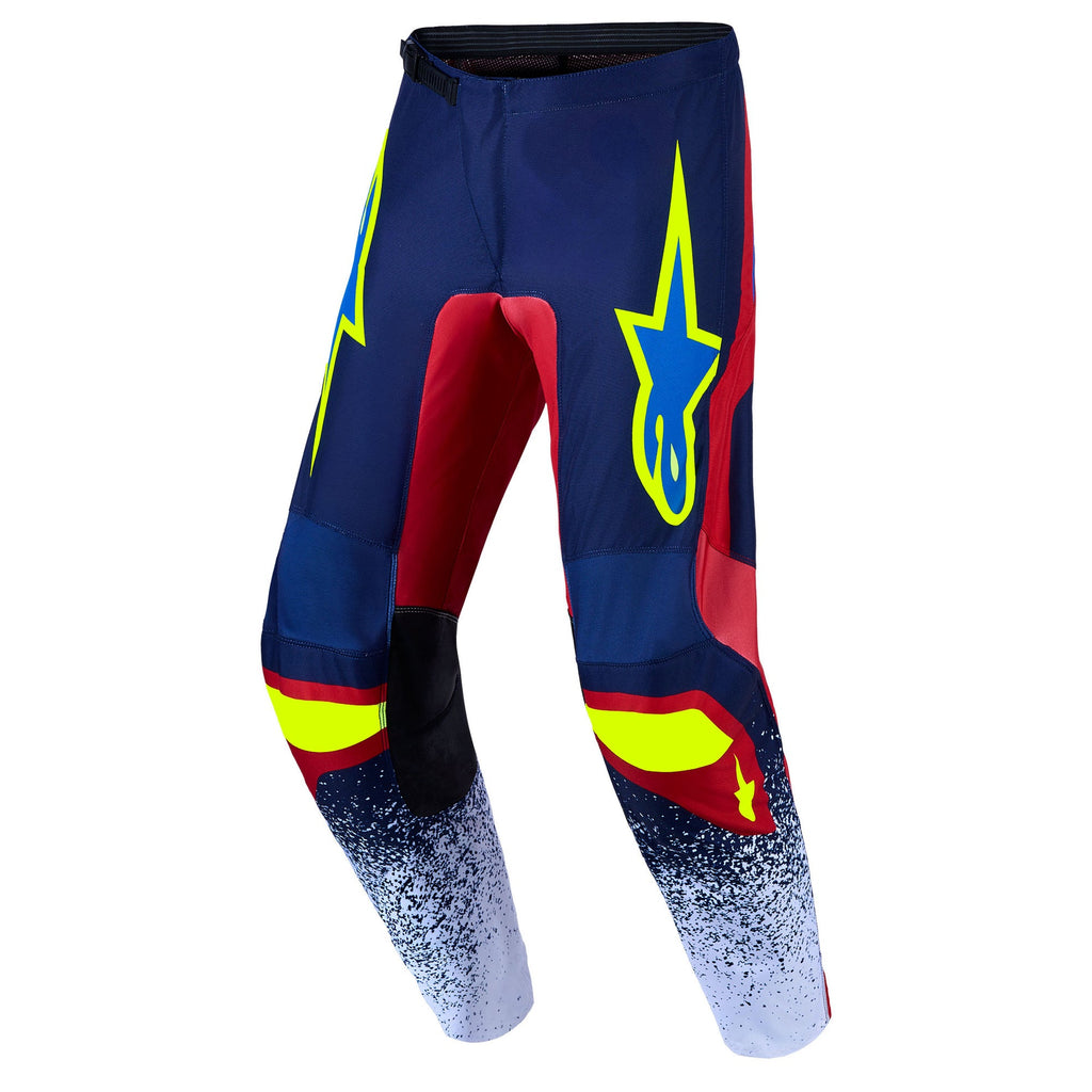 Alpinestars Fluid DRAG MX Pants (Blue Navy/Fire Red/White)