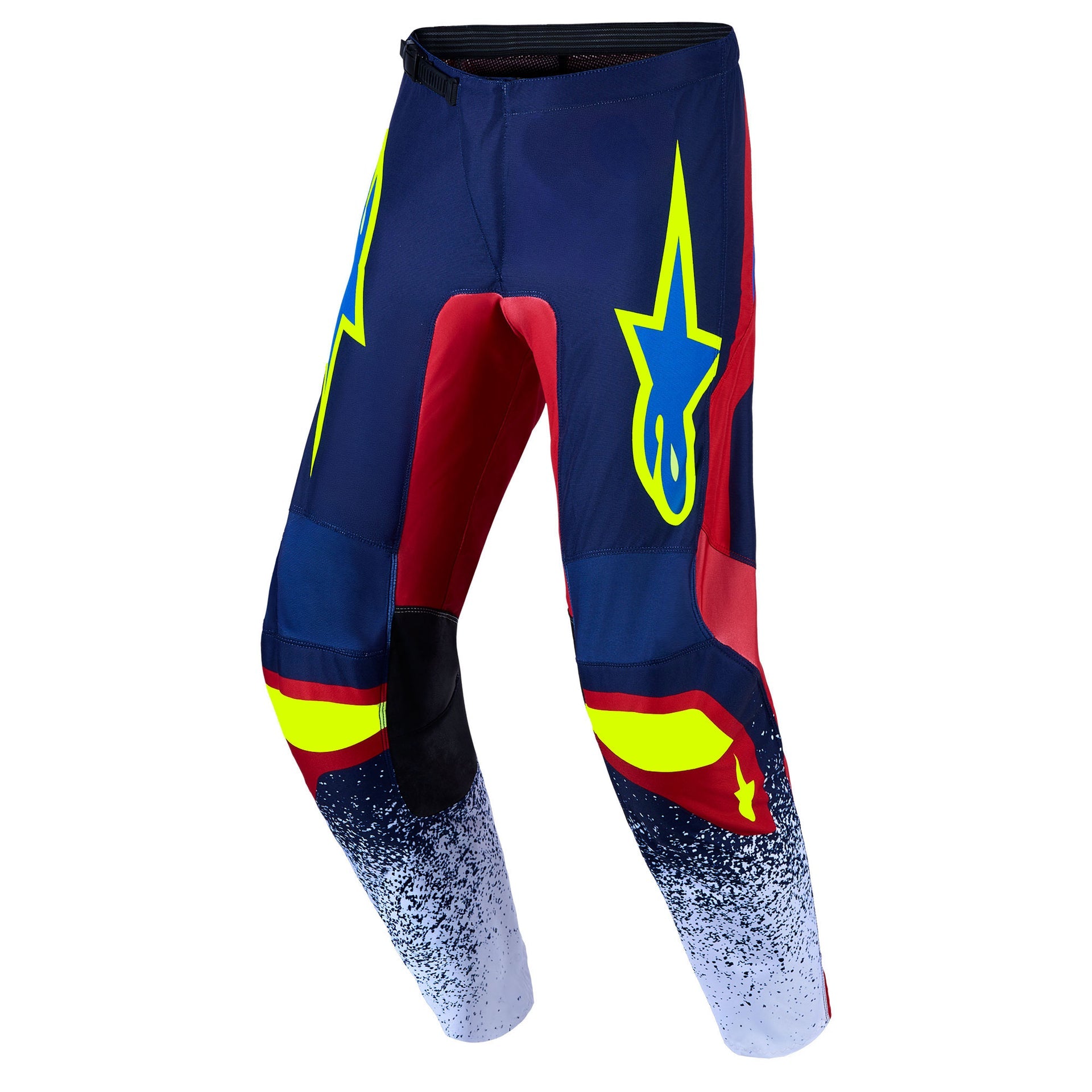Alpinestars Fluid DRAG MX Pants (Blue Navy/Fire Red/White)