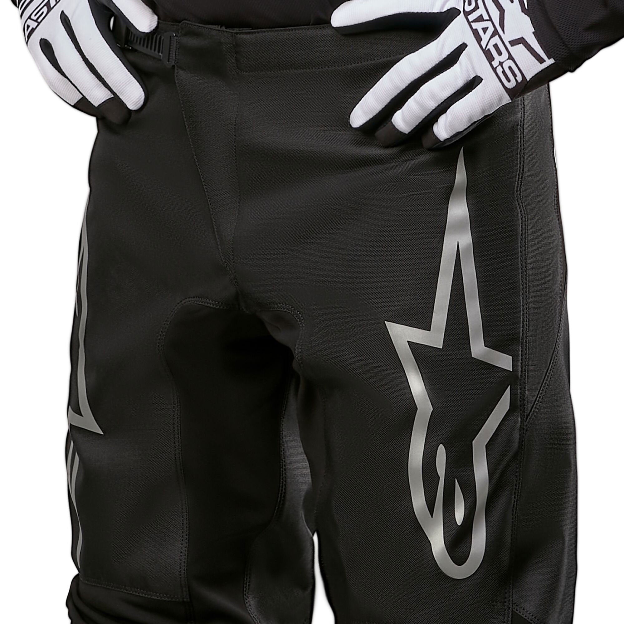 Alpinestars Fluid Graphite MX Kit Deal (Black/Silver)