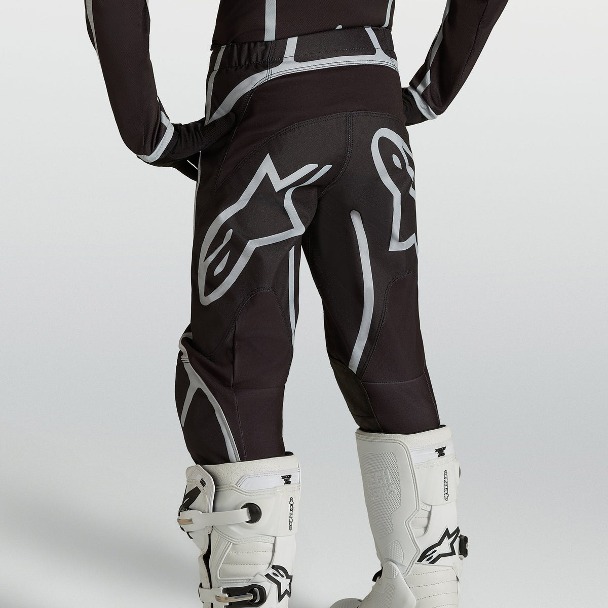 Alpinestars Youth Fluid APEX MX Pants (Black/Silver)