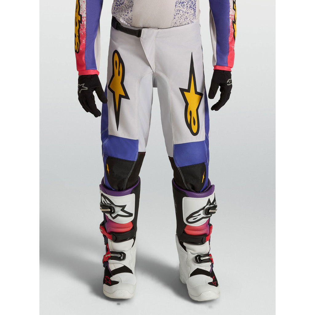 Alpinestars Youth Fluid DRAG MX Kit Deal (Light Lilac/Blue Iris/Gold)