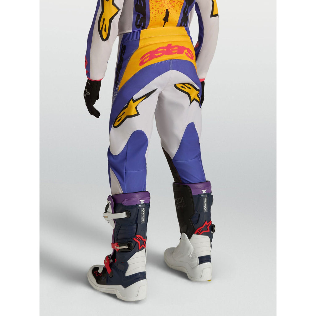 Alpinestars Youth Fluid DRAG MX Pants (Light Lilac/Blue Iris/Gold)
