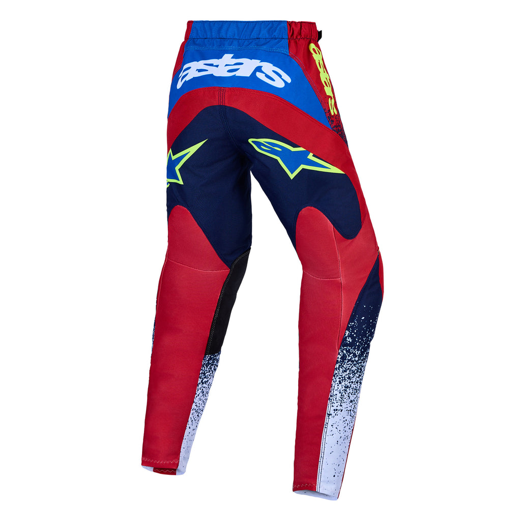 Alpinestars Youth Fluid DRAG MX Kit Deal (Blue Navy/Fire Red/White)