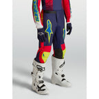 Alpinestars Youth Fluid DRAG MX Kit Deal (Blue Navy/Fire Red/White)