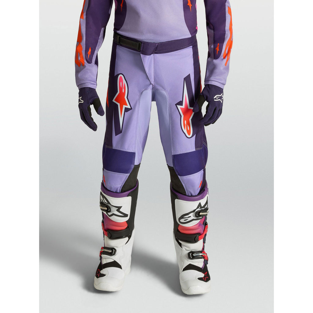 Alpinestars Youth Fluid HUNT MX Kit Deal (Light Violet/Deep Purple/Pink Fluo)