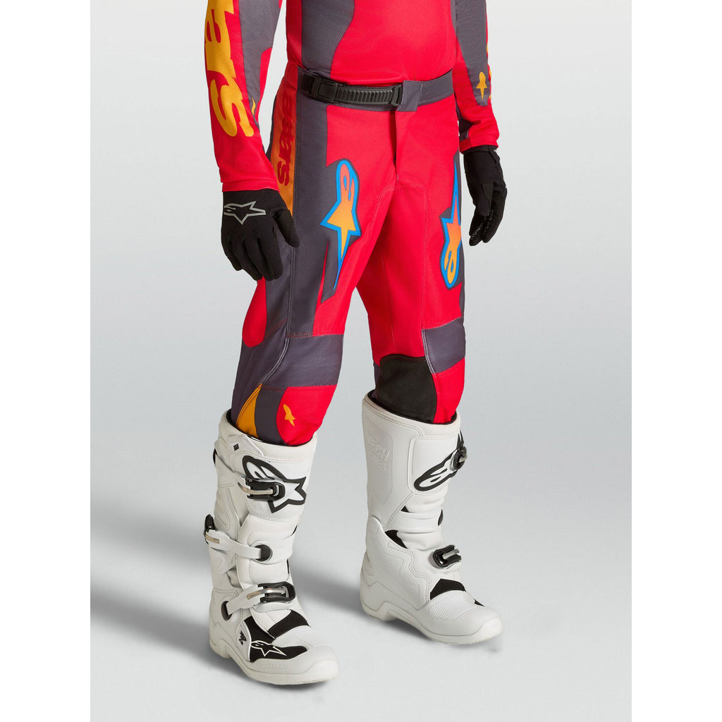 Alpinestars Youth Fluid HUNT MX Kit Deal (Fire Red/Graystone/Hot Coral)