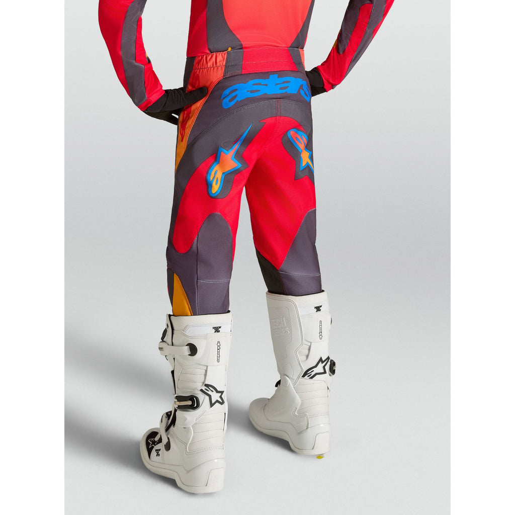 Alpinestars Youth Fluid HUNT MX Kit Deal (Fire Red/Graystone/Hot Coral)