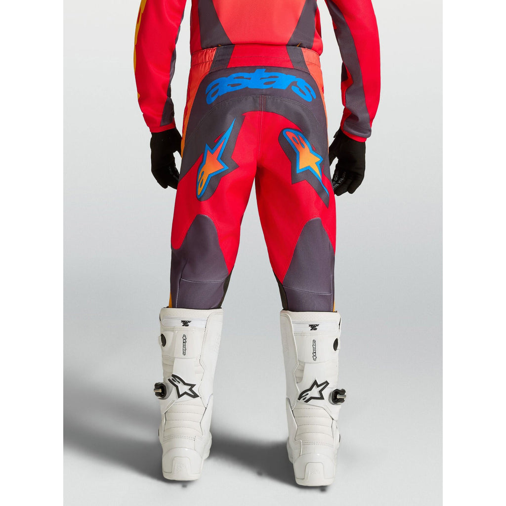 Alpinestars Youth Fluid HUNT MX Pants (Fire Red/Graystone/Hot Coral)
