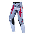 Alpinestars Youth Fluid LONE MX Pants (Grey Camo/White/Fire Red)