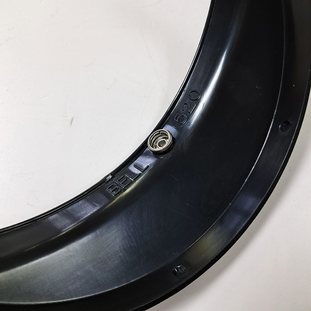 Bell (Spares) Peak/Visor - Custom 500 520 (Gloss Black) - Short