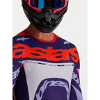 Alpinestars SuperTech DYNA MX Kit Deal (Light Violet/Deep Purple/Pink Fluo)