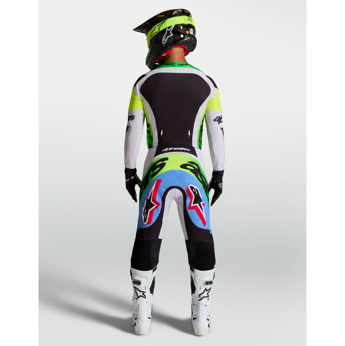 Alpinestars Supertech DYNA MX Jersey (Light Lilac/Green Fluo/Black)