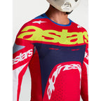 Alpinestars SuperTech DYNA MX Kit Deal (Fire Red/White/Navy Blue)