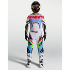 Alpinestars SuperTech DYNA Gear Set (Light Lilac/Green Fluo/Black)