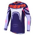 Alpinestars Youth Supertech DYNA MX Jersey (Light Violet/Deep Purple/Pink Fluo)