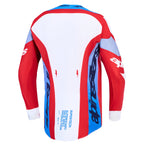 Alpinestars Youth Supertech DYNA MX Jersey (Fire Red/White/Navy Blue)