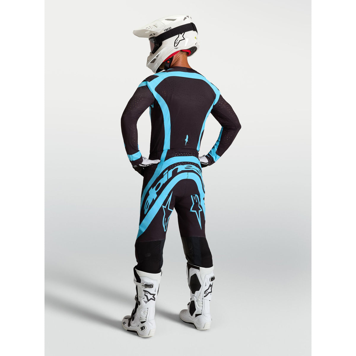 Alpinestars SuperTech VESTA Gear Set (Black/Turquoise)