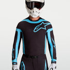 Alpinestars Supertech VESTA MX Jersey (Black/Turquoise)