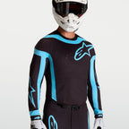 Alpinestars Supertech VESTA MX Jersey (Black/Turquoise)