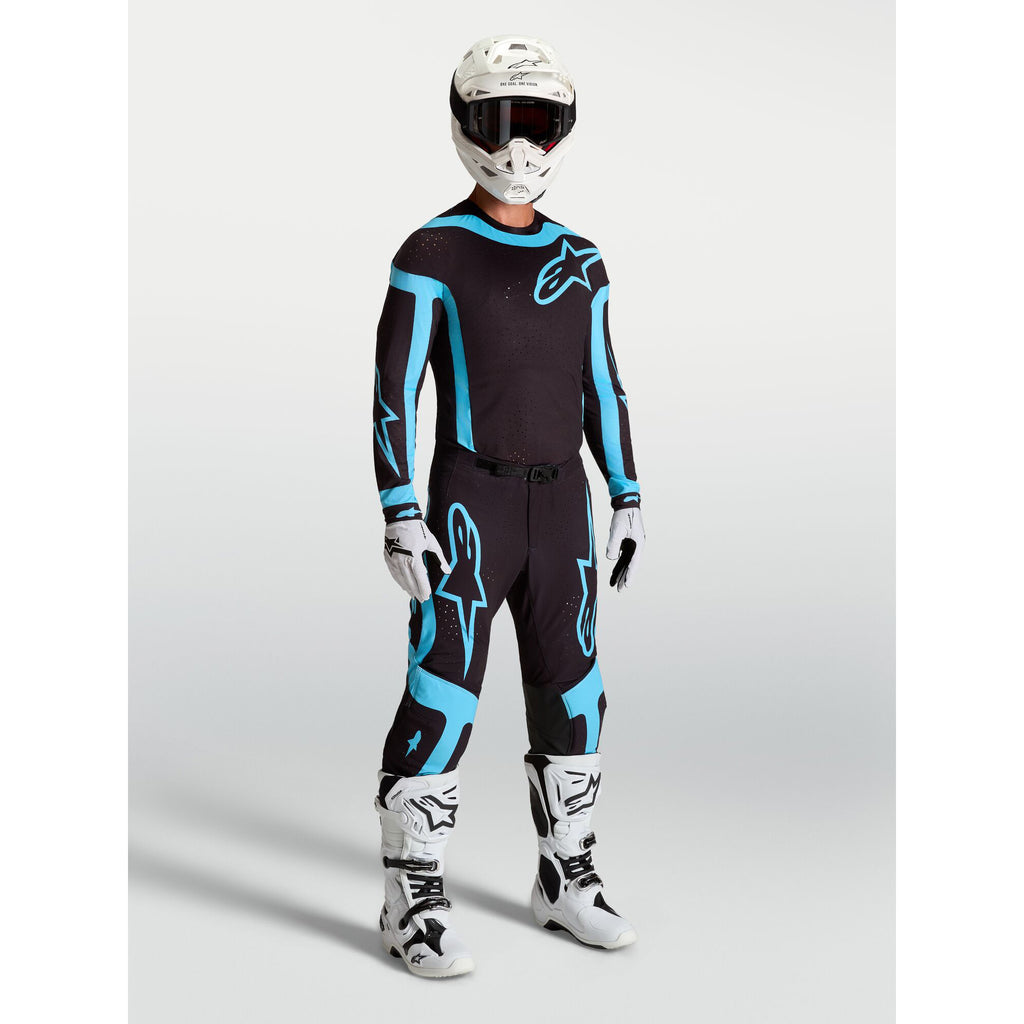 Alpinestars SuperTech VESTA Gear Set (Black/Turquoise)