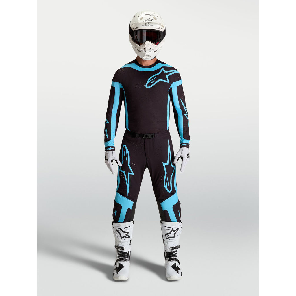 Alpinestars SuperTech VESTA Gear Set (Black/Turquoise)