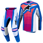 Alpinestars Techstar MAVEN MX Kit Deal (White/Hot Coral/Blithe Blue)