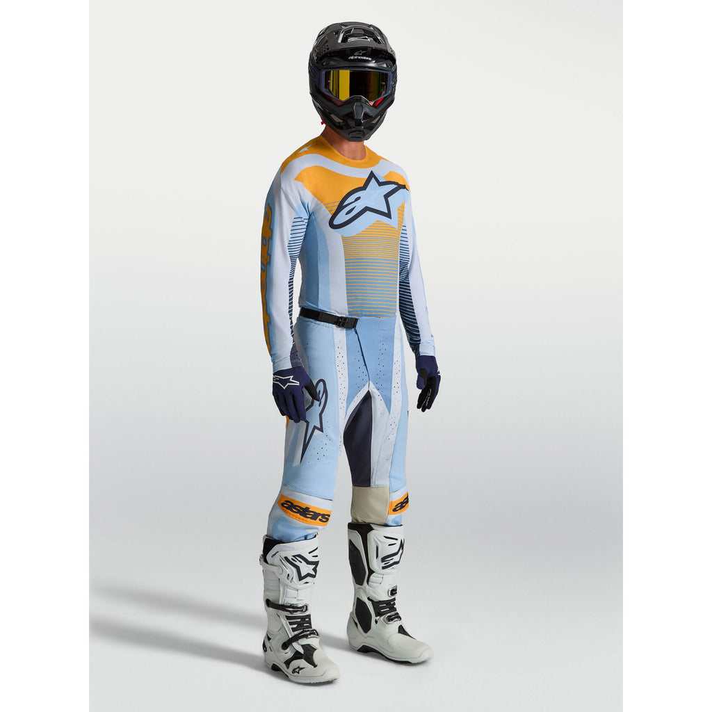 Alpinestars Techstar MAVEN MX Kit Deal (Dust Blue/Tangerine/Black)