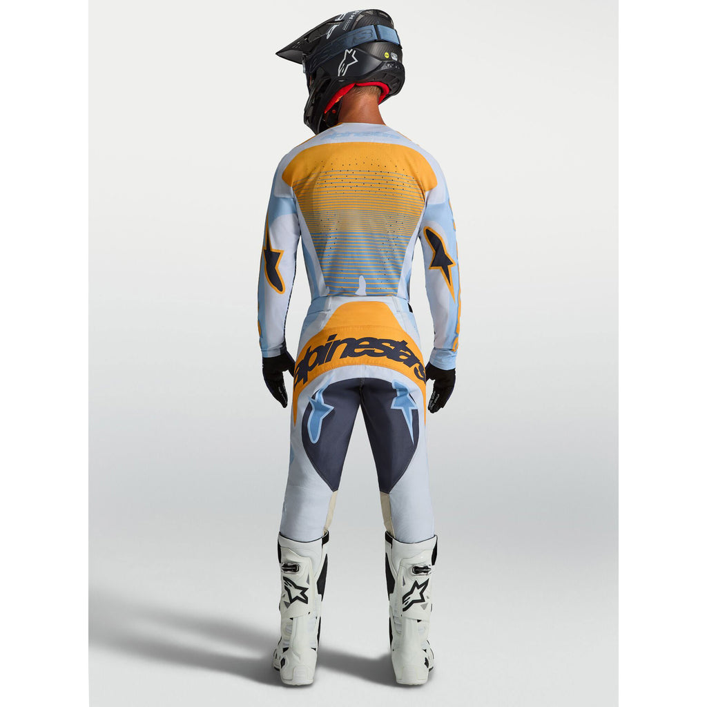 Alpinestars Techstar MAVEN MX Kit Deal (Dust Blue/Tangerine/Black)
