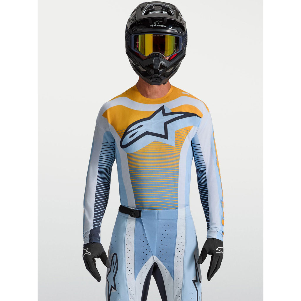 Alpinestars Techstar MAVEN MX Kit Deal (Dust Blue/Tangerine/Black)