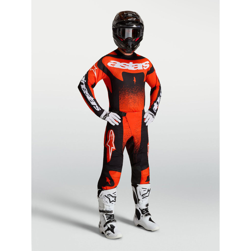 Alpinestars Techstar SWAN MX Kit Deal (Cardinal Red/Black/White)