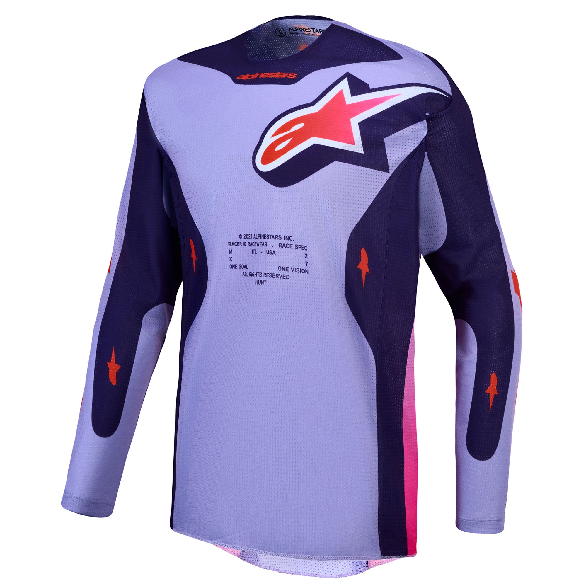 Alpinestars Racer AIR HUNT MX Kit Deal (Light Violet/Deep Purple/Pink Fluo)