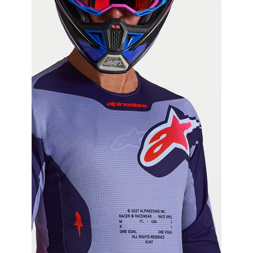 Alpinestars Racer AIR HUNT MX Kit Deal (Light Violet/Deep Purple/Pink Fluo)