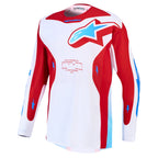 Alpinestars Racer HUNT MX Jersey (White/Fire Red/Ucla Blue)