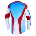 Alpinestars Racer HUNT MX Jersey (White/Fire Red/Ucla Blue)